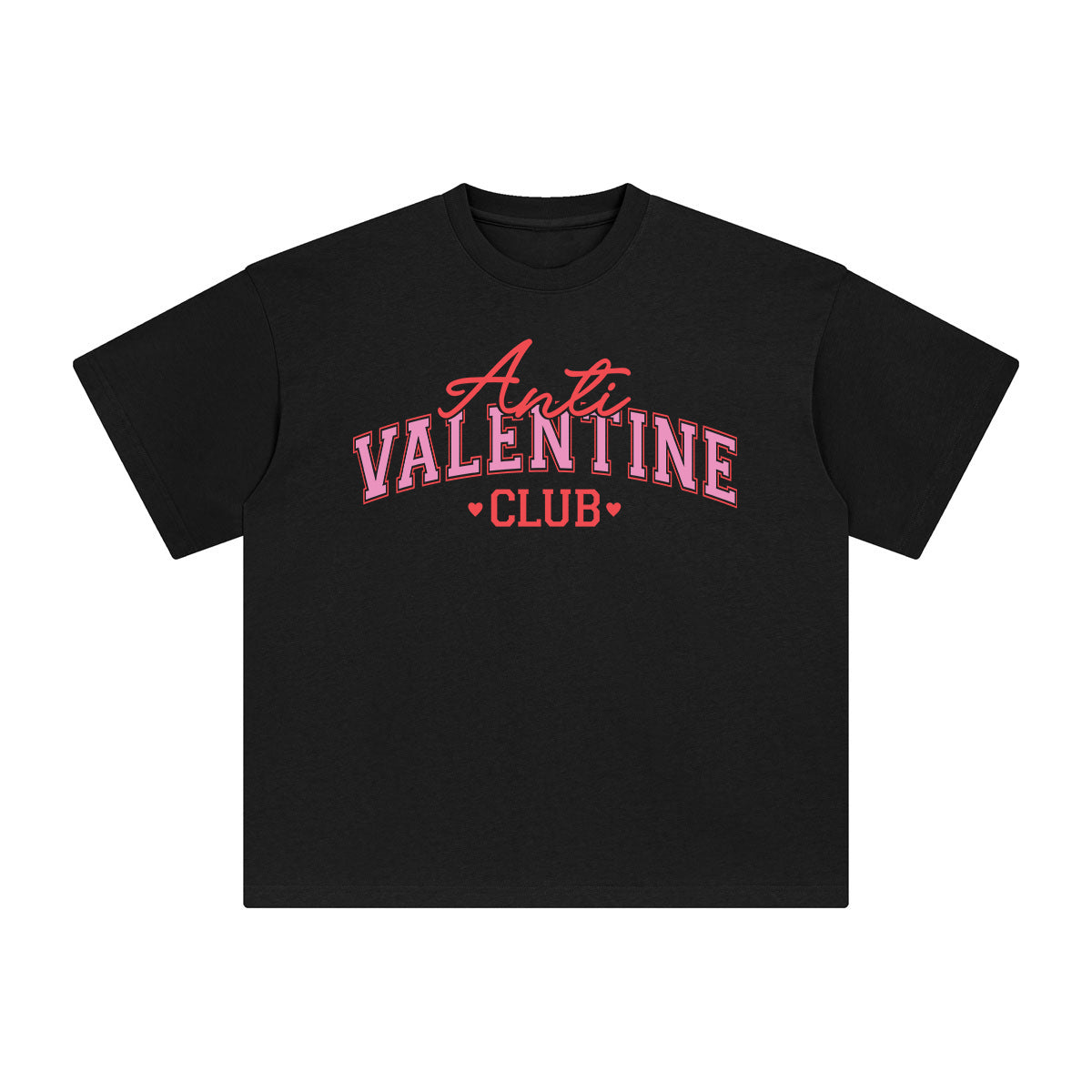 Anti Valentine Club Graphic Tee-INNBLAC Fashion Apparel