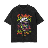 Zombies Only Want A Hug Graphic Tee-INNBLAC Fashion Apparel