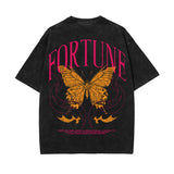 Fortune Streetwear Graphic Washed Tee-INNBLAC Fashion Apparel