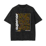 Superior Typography Urban Graphic Tee-INNBLAC Fashion Apparel