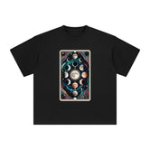 Mystical Moon Tarot Card Graphic Tee-INNBLAC Fashion Apparel