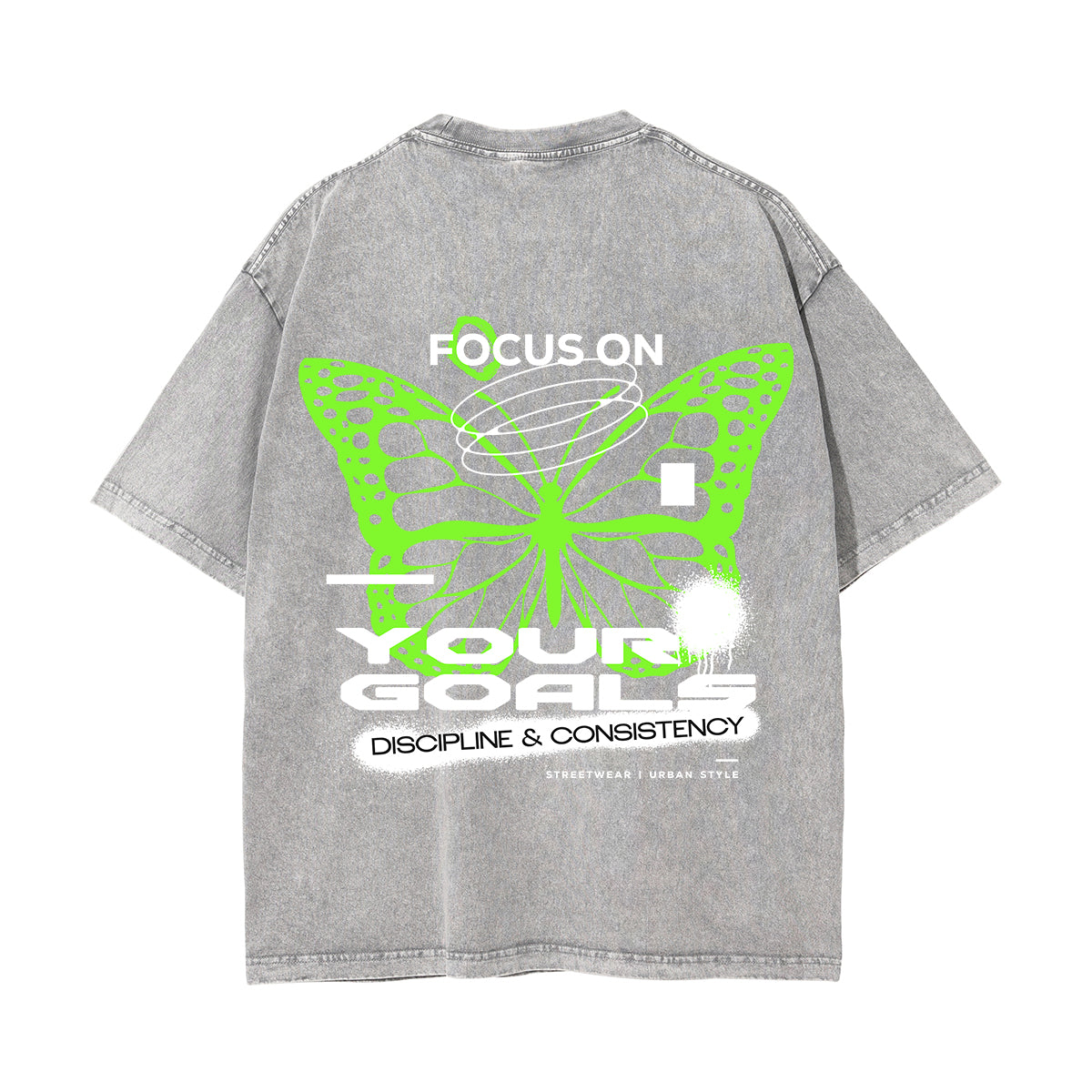 Focus On Your Goals Streetwear Graphic Tee-INNBLAC Fashion Apparel