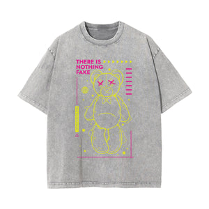 Teddy Bear Urban Streetwear Graphic Tee-INNBLAC Fashion Apparel