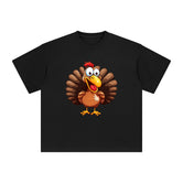 Funny Turkey Graphic Tee-INNBLAC Fashion Apparel