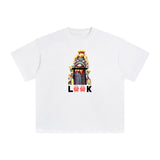 Chinese Opera Face Painting Graphic Tee-INNBLAC Fashion Apparel