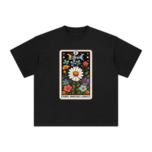 April Daisy Card Graphic Tee-INNBLAC Fashion Apparel