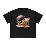 Beach Vacation Comic Graphic Tee-INNBLAC Fashion Apparel