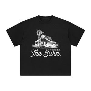 Barn Cow & Car Graphic Tee-INNBLAC Fashion Apparel