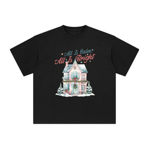 All Is Calm All Is Bright Graphic Tee-INNBLAC Fashion Apparel