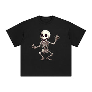 Cute Skeleton Graphic Tee-INNBLAC Fashion Apparel