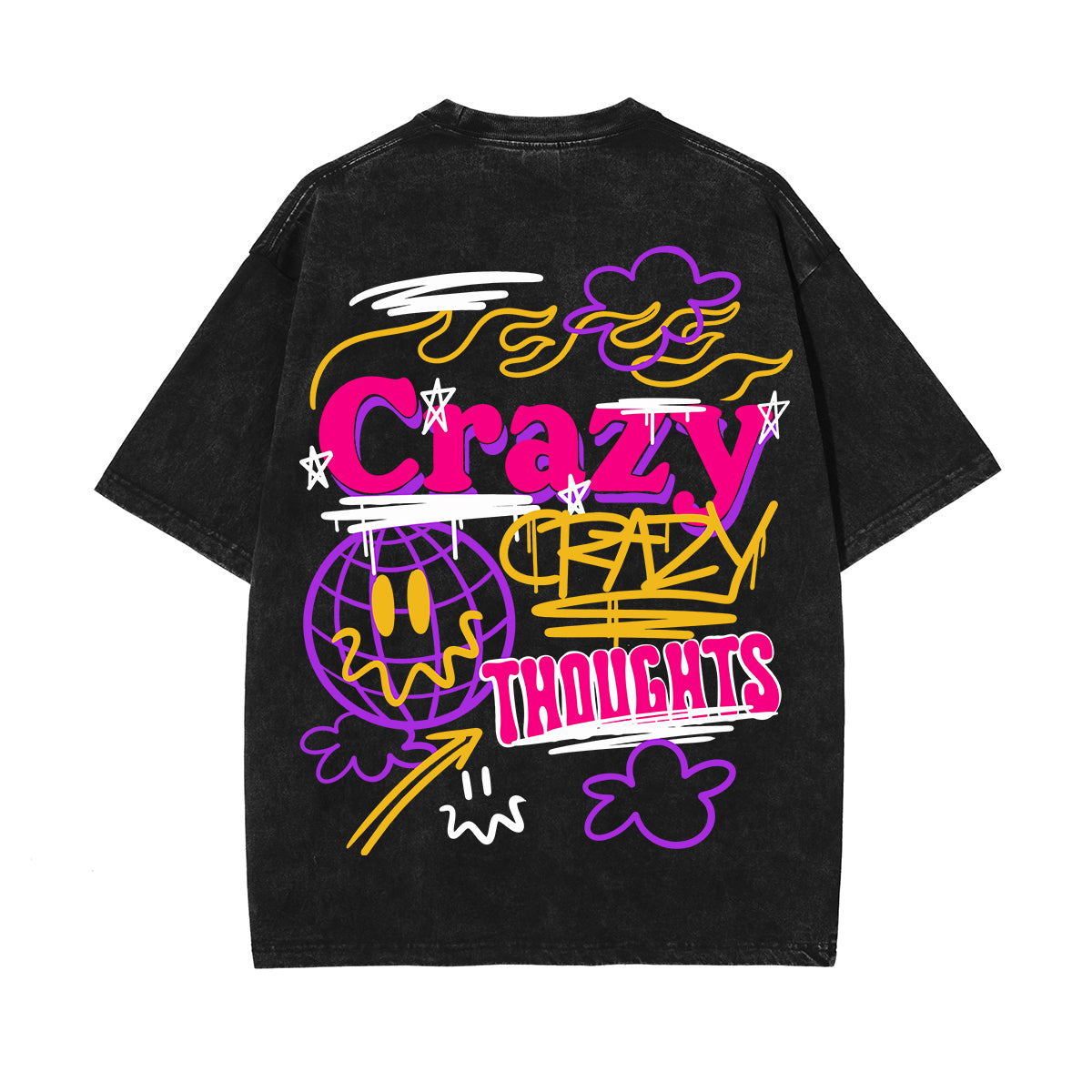 Graffiti Streetwear Style Graphic Tee-INNBLAC Fashion Apparel