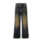 Faded Whiskers Bootcut Jeans-INNBLAC Fashion Apparel