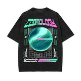 Cosmology Futuristic Streetwear Graphic Tee-INNBLAC Fashion Apparel