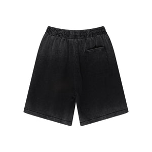 Heavyweight Wash Faded Shorts-INNBLAC Fashion Apparel