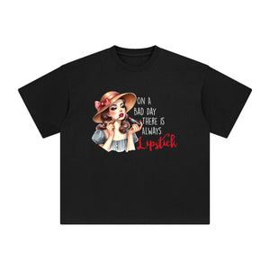 Beauty Applying Lipstick Graphic Tee-INNBLAC Fashion Apparel