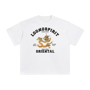 Loong Spirit Oriental Graphic Tee-INNBLAC Fashion Apparel