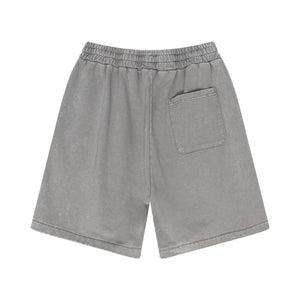 Vintage Wash Loose Fit Jogger Shorts-INNBLAC Fashion Apparel