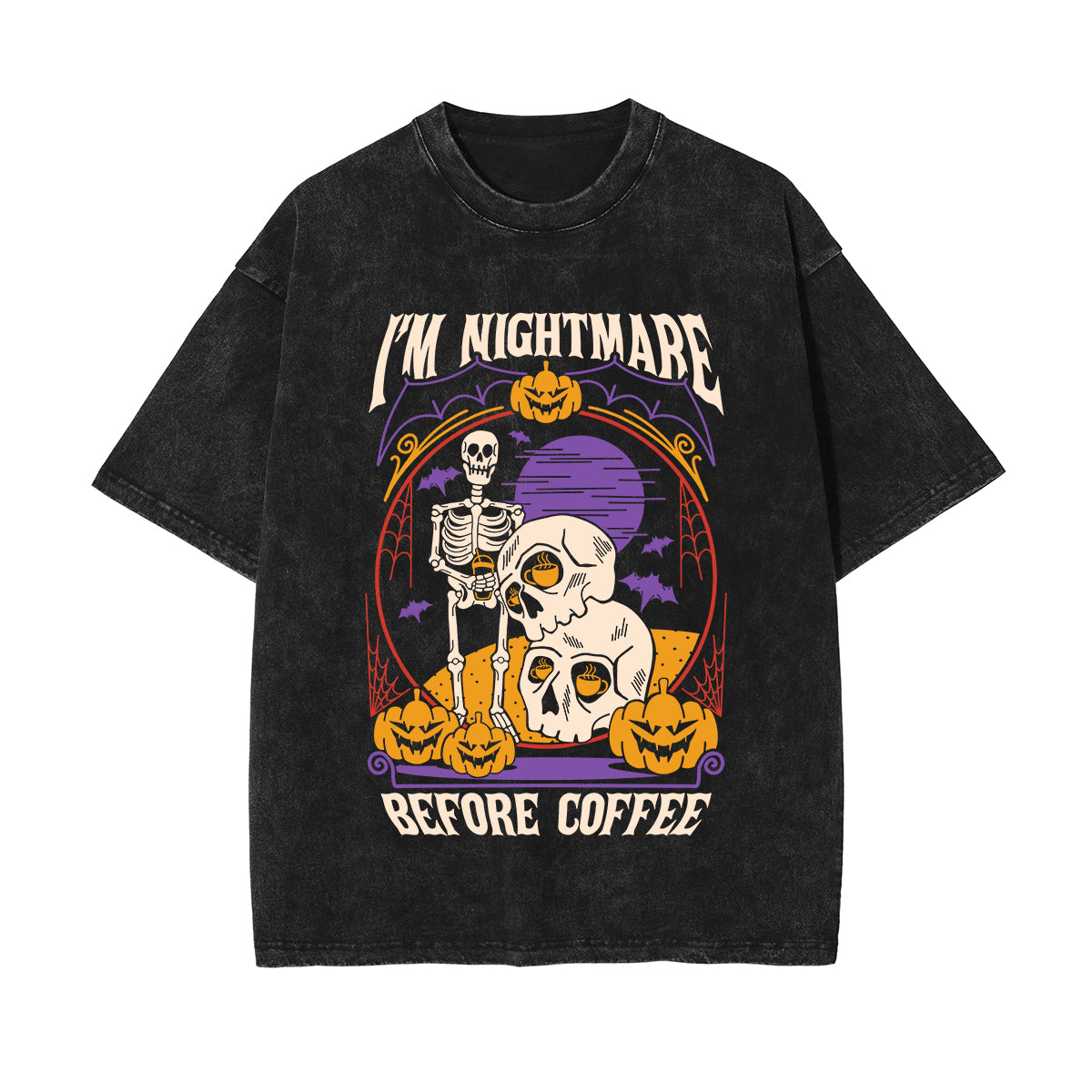 I'm Nightmare Before Coffee Graphic Tee-INNBLAC Fashion Apparel