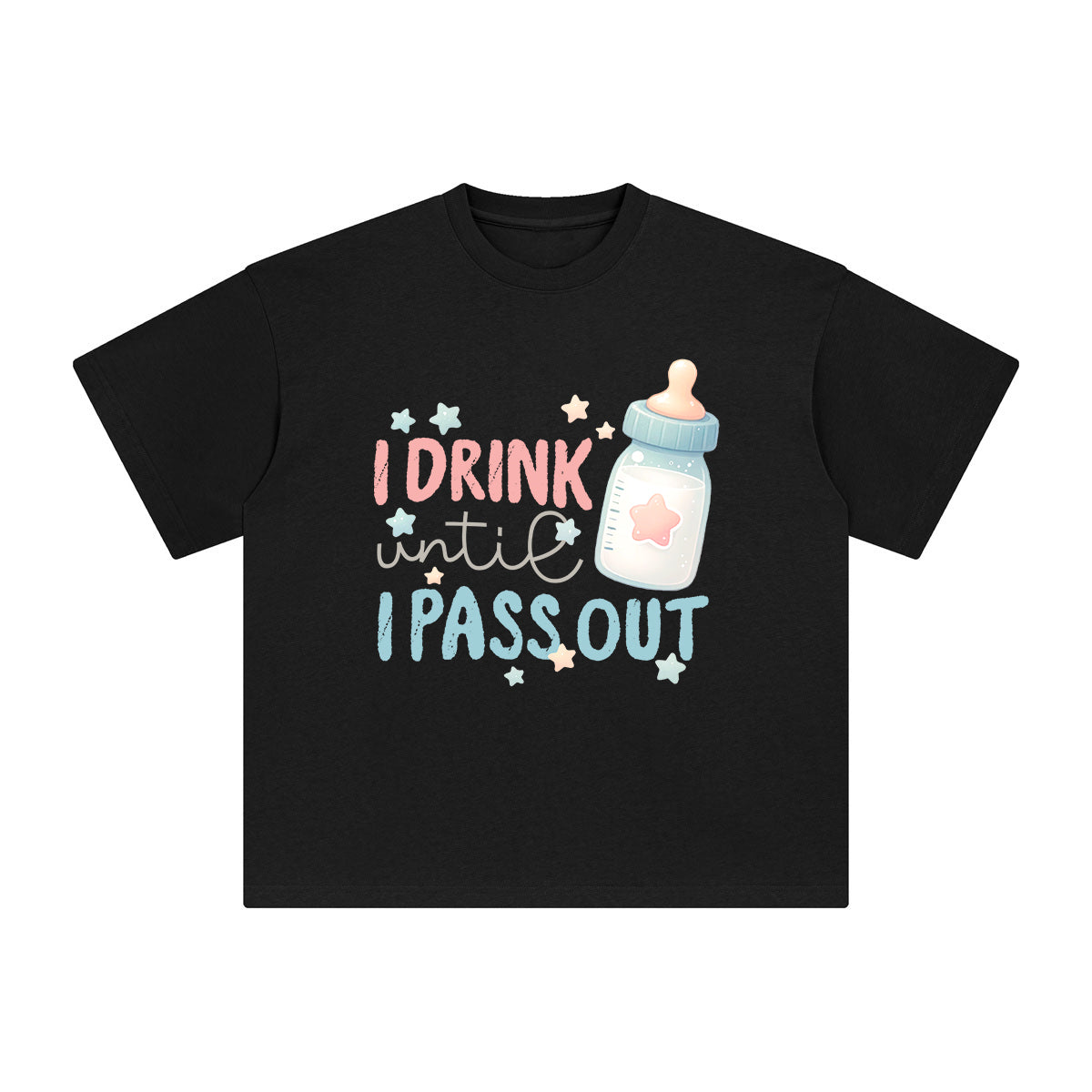 Baby's Bottle Graphic Tee-INNBLAC Fashion Apparel