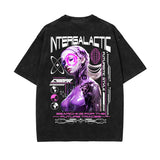 Intergalactic Streetwear Cyber Graphic Tee-INNBLAC Fashion Apparel