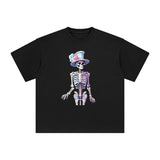 Beautiful Skeleton Graphic Tee-INNBLAC Fashion Apparel