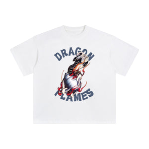 Dragon Flames Graphic Tee-INNBLAC Fashion Apparel