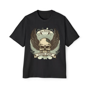 Skull Sky Warrior Graphic Tee-INNBLAC Fashion Apparel