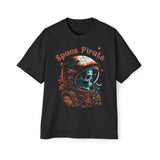 Space Pirate Skull Graphic Tee-INNBLAC Fashion Apparel