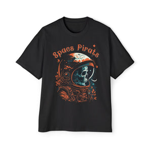 Space Pirate Skull Graphic Tee-INNBLAC Fashion Apparel