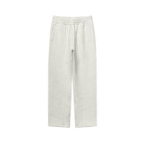 Solid Color Plush Lining Sweatpants-INNBLAC Fashion Apparel