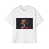 Hip Hop Music Lover Skull Graphic Tee-INNBLAC Fashion Apparel