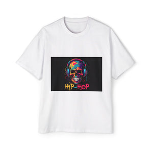 Hip Hop Music Lover Skull Graphic Tee-INNBLAC Fashion Apparel