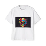 Colorful Skull Graphic Tee-INNBLAC Fashion Apparel