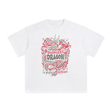 Diables Dragon Graphic Tee-INNBLAC Fashion Apparel