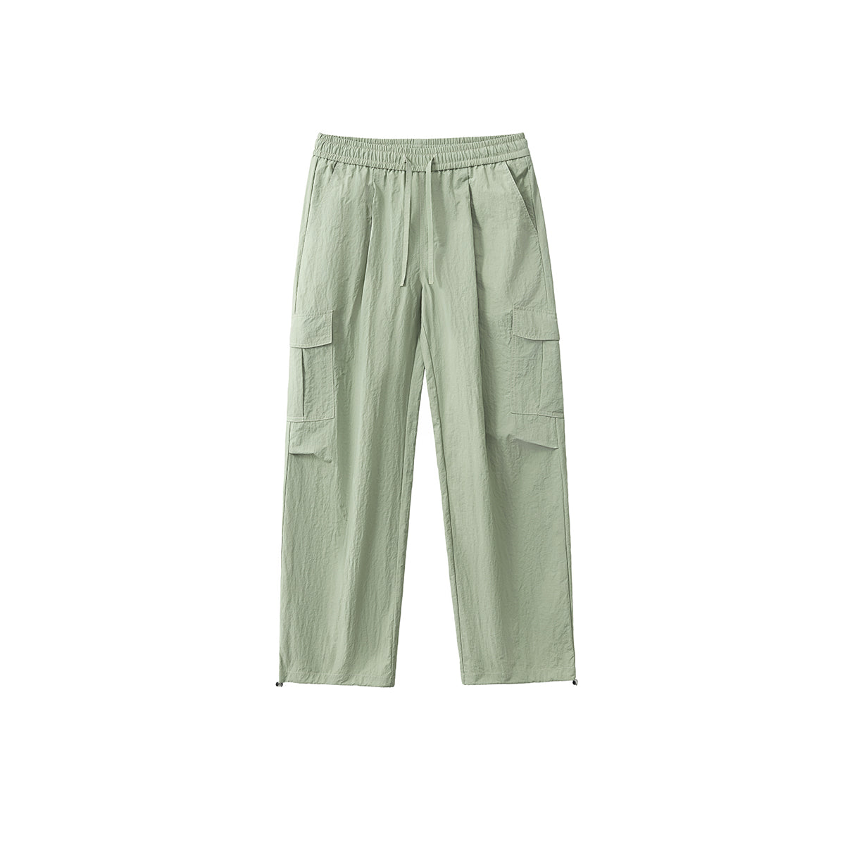 Solid Color Baggy Cargo Pants-INNBLAC Fashion Apparel