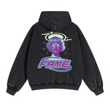 Fame Girl Y2k Streetwear Chrome Back Print Hoodie-INNBLAC Fashion Apparel