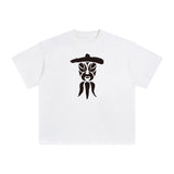 Chinese Opera Face Painting Graphic Tee-INNBLAC Fashion Apparel