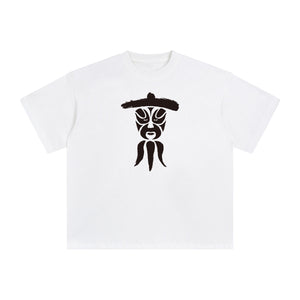 Chinese Opera Face Painting Graphic Tee-INNBLAC Fashion Apparel