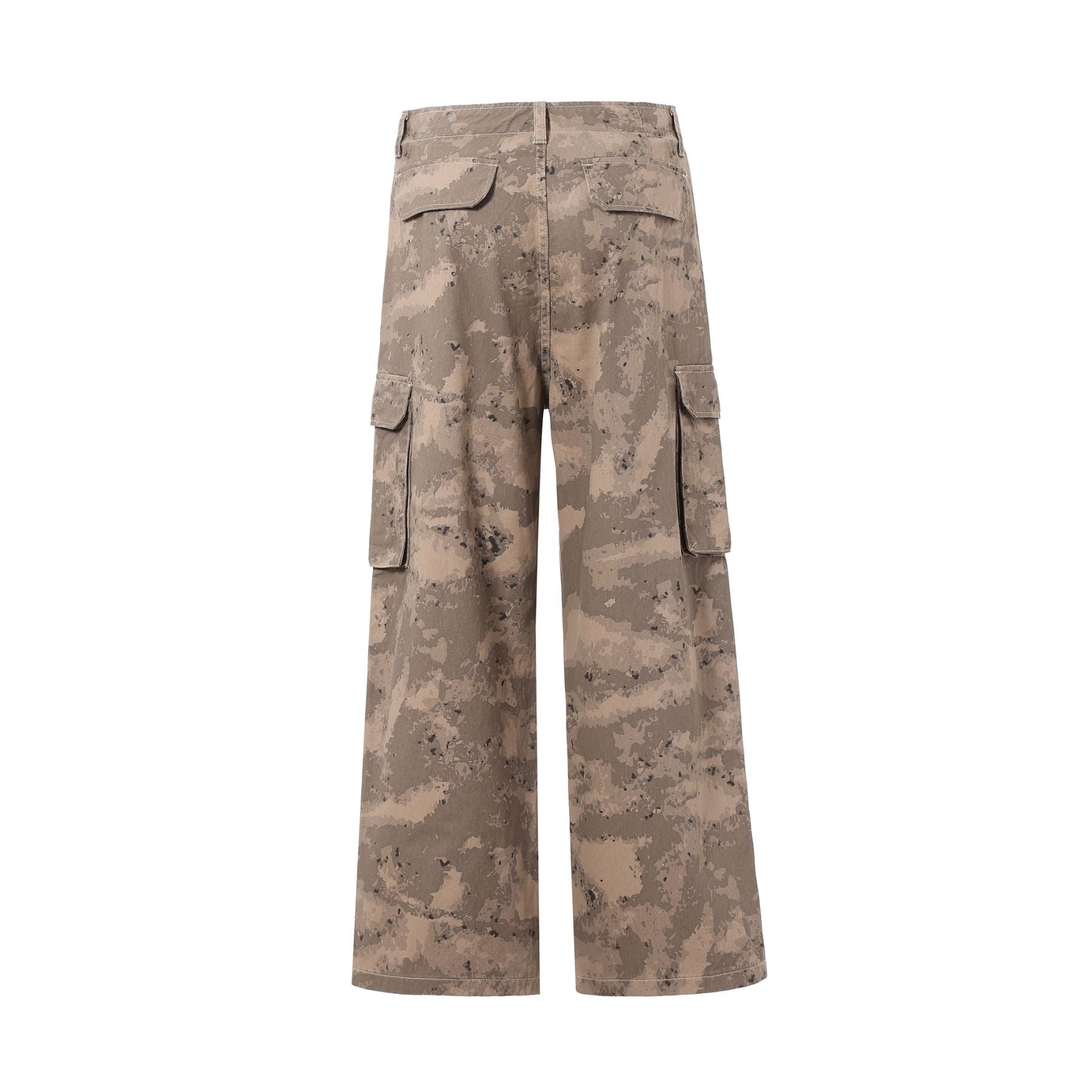 Camouflage Baggy Cargo Jeans-INNBLAC Fashion Apparel