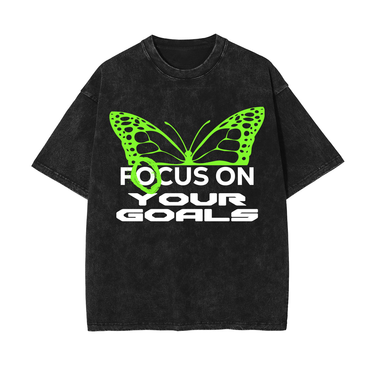 Focus On Your Goals Streetwear Graphic Tee-INNBLAC Fashion Apparel