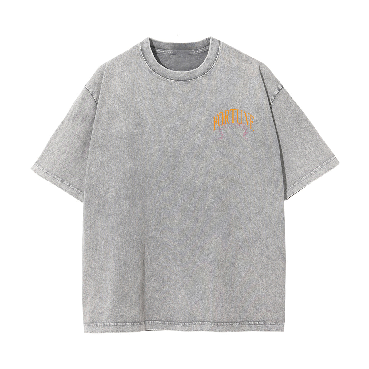 Fortune Streetwear Graphic Washed Tee-INNBLAC Fashion Apparel