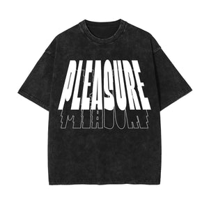 Pleasure Urban Streetwear Graphic Tee-INNBLAC Fashion Apparel