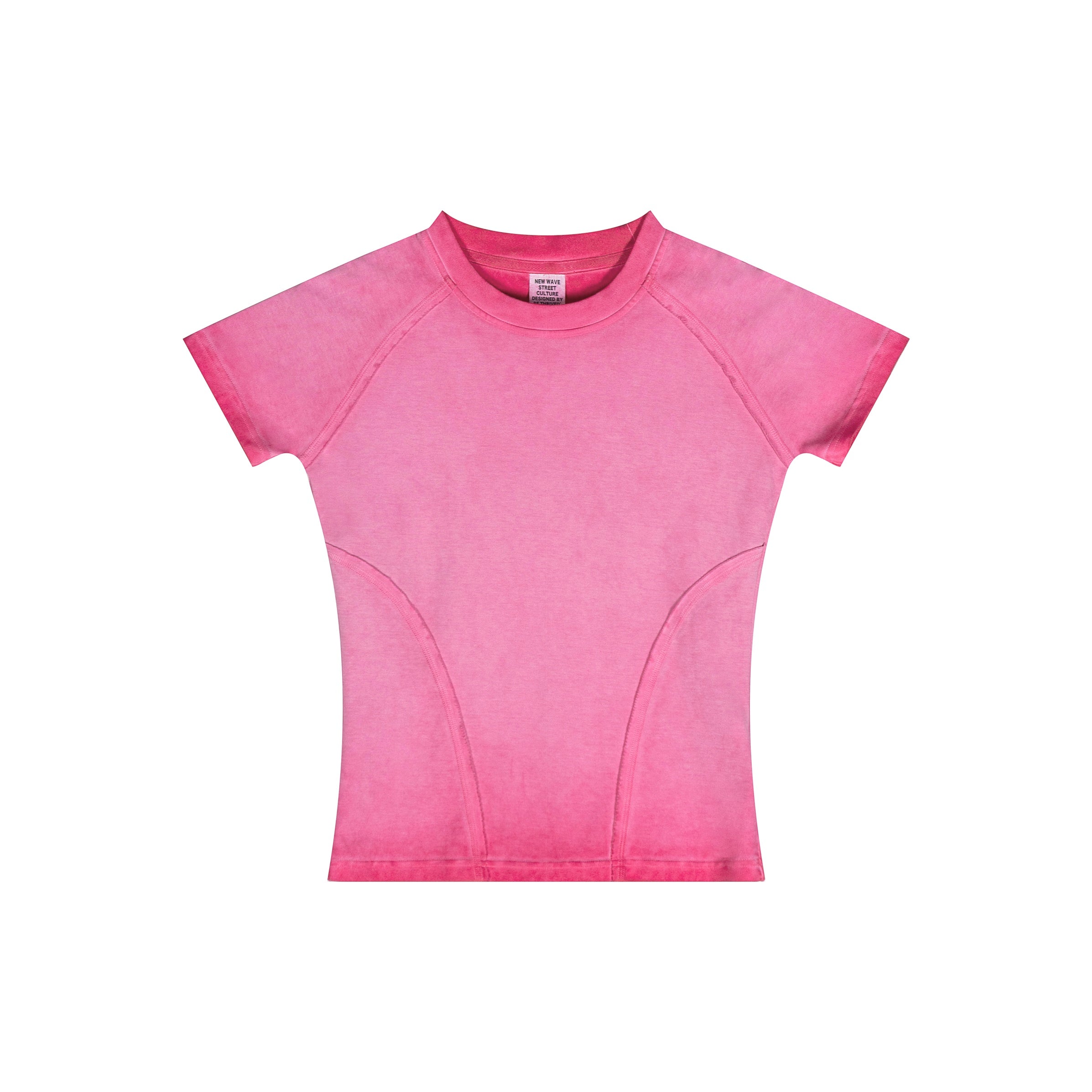 Frayed Edge Gradient Tee-INNBLAC Fashion Apparel