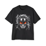 Skull Biker Graphic Tee-INNBLAC Fashion Apparel