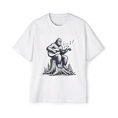 Bigfoot Playing Guitar Graphic Tee-INNBLAC Fashion Apparel