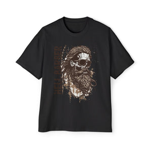 Skull Hell Barber Graphic Tee-INNBLAC Fashion Apparel