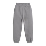 Solid Color Plush Lining Jogger-INNBLAC Fashion Apparel