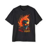 Skull Hell Rider Graphic Tee-INNBLAC Fashion Apparel