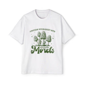 Amateur Mycologist with Morels Graphic Tee-INNBLAC Fashion Apparel