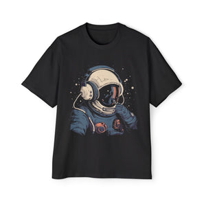 Astronaut With Headphones Vintage Graphic Tee-INNBLAC Fashion Apparel